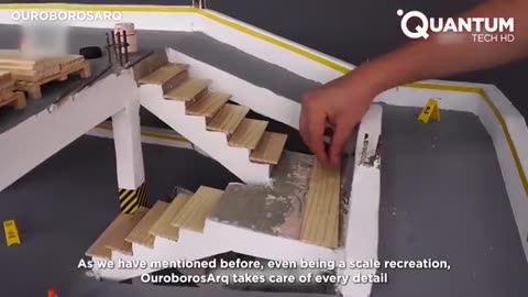 Man Builds 5-Floor Building With Mini Bricks _ Small-Scale DIY _OUROBOROS-ARQ192(360P)