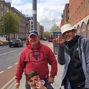 Imports in Dublin shouting “Fuck Irlanda” and doing gun signs...