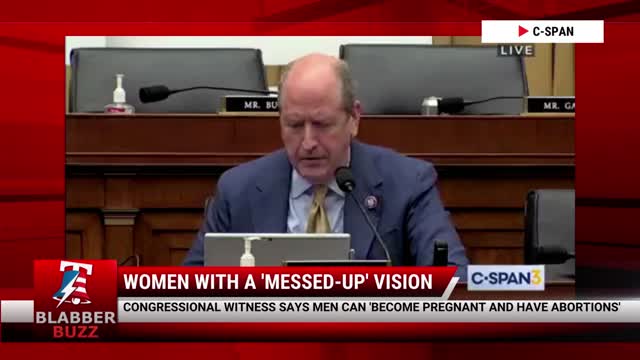 Idiot Congressional Witness Says Men Can 'Become Pregnant and Have Abortions'