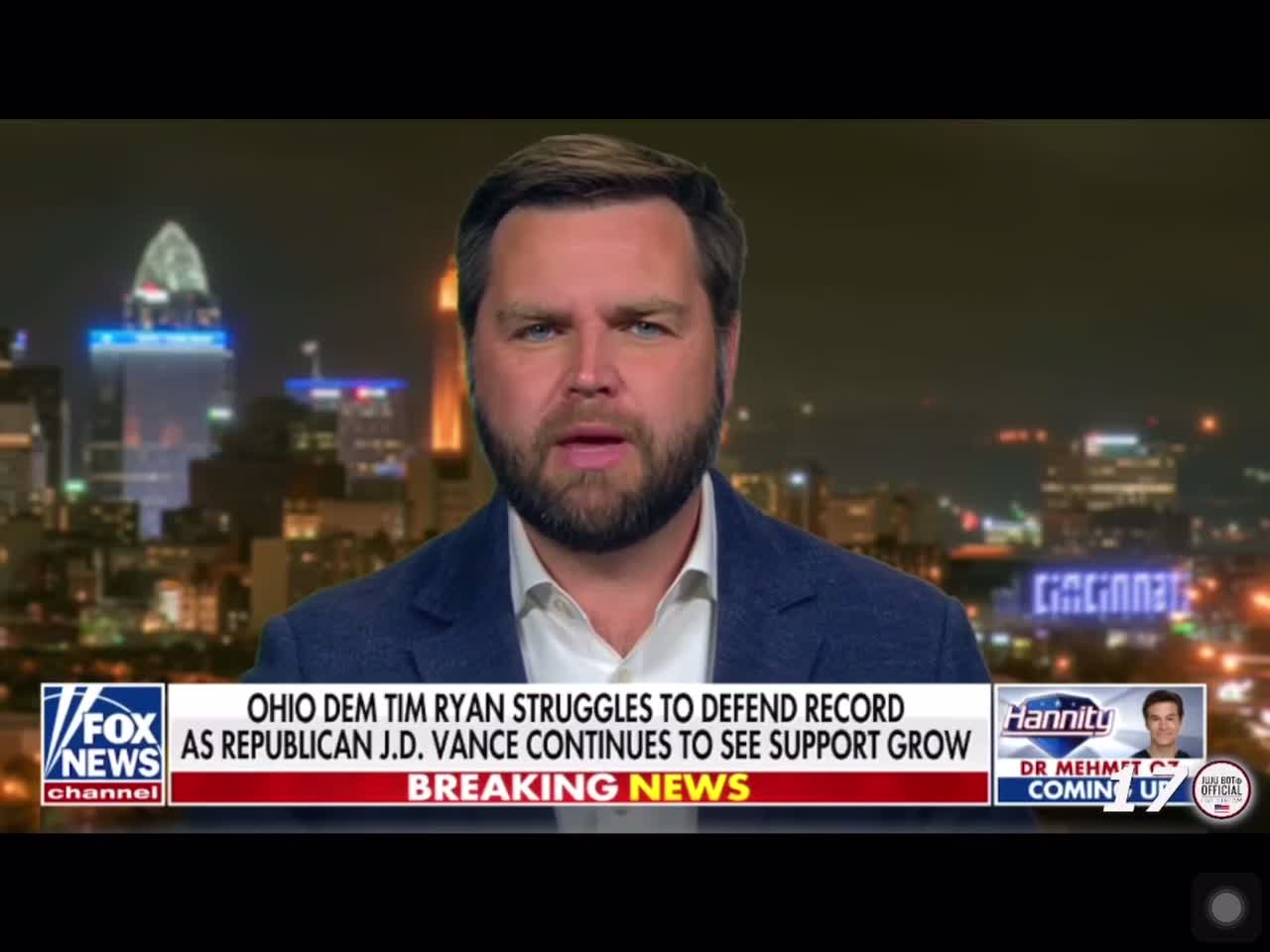 JD Vance: Tim Ryan is running a campaign lying to the people of Ohio.