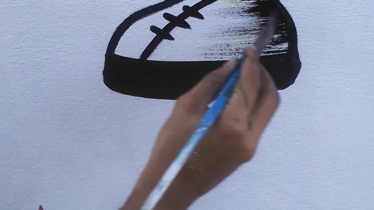 Cartoon school painting