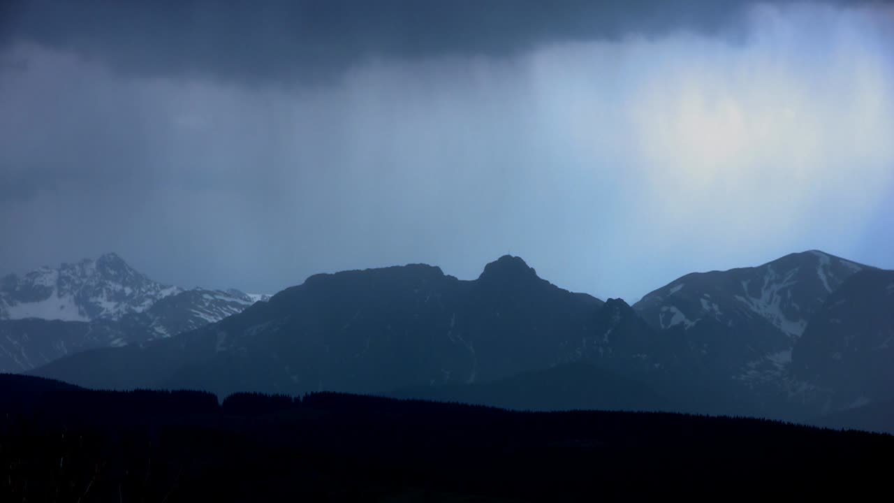 Mountainous Thunderstorm With Music