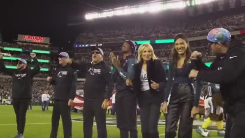 Jill Biden Booed at Eagles Game to the Chant of F*ck Joe Biden