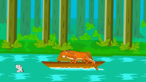 WHITE TIGER VS BENGAL TIGER - ANIMATION_Cut