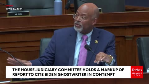 Glenn Ivey Accuses GOP Of 'Abusing' Constitutional Authority With Biden Ghostwriter Contempt Hearing