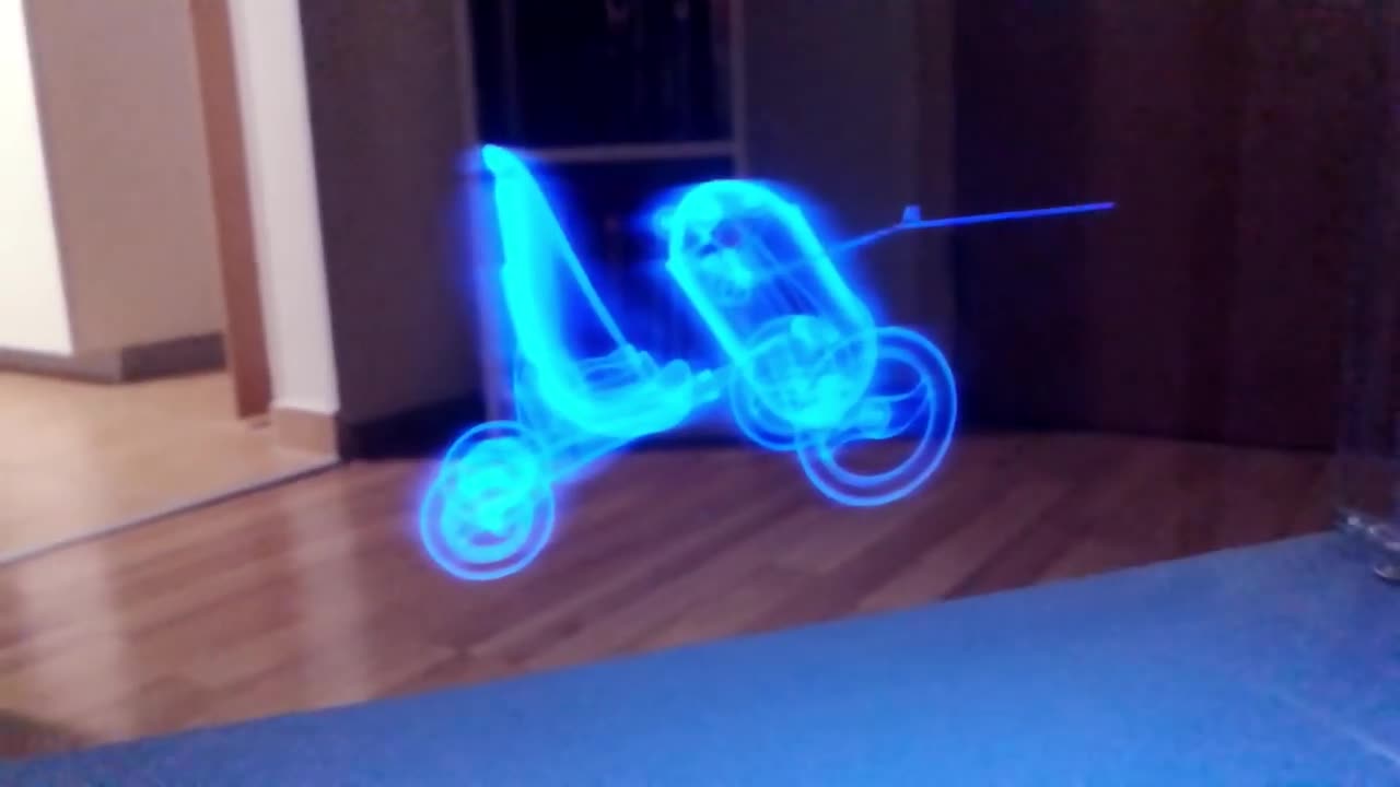 Hologram projector DIY