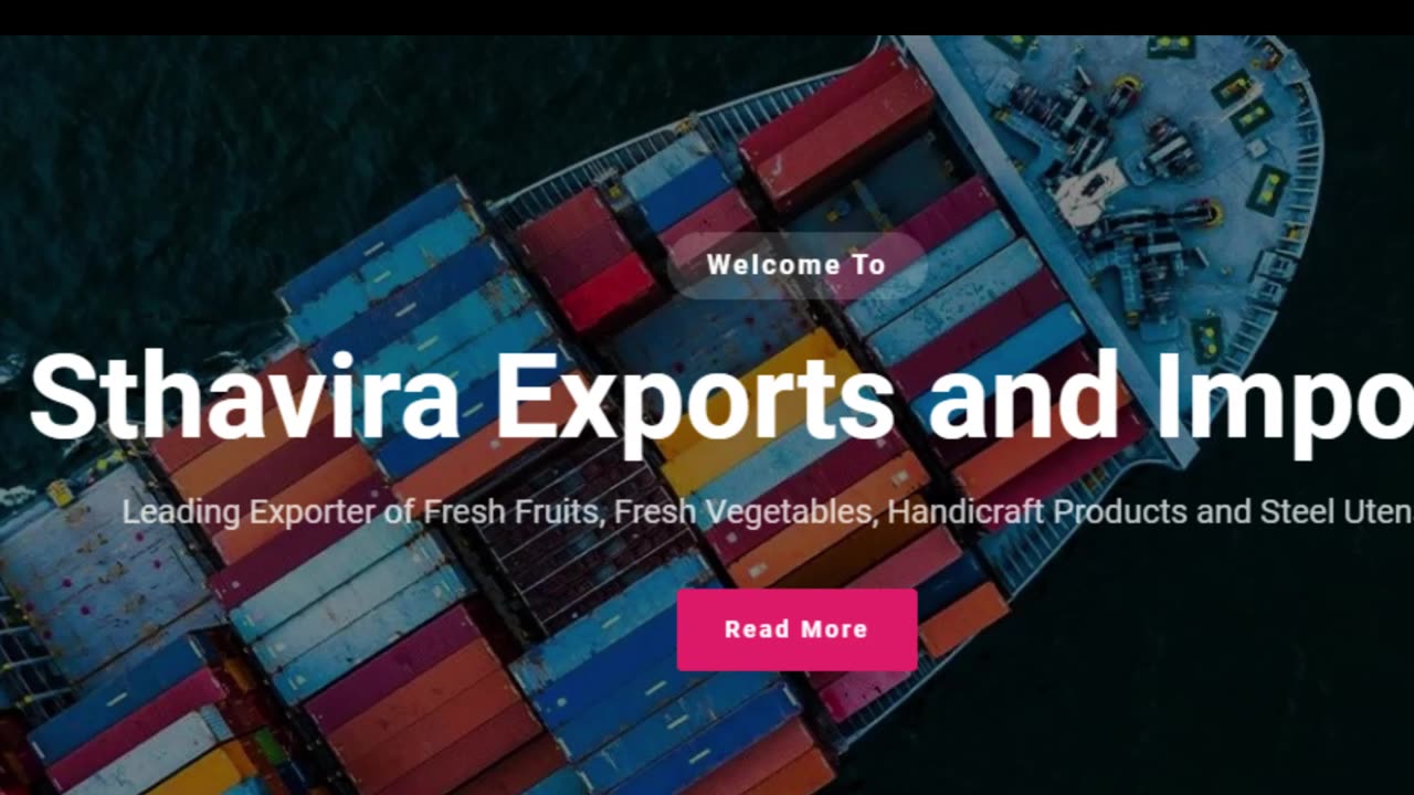 Sthavira exports and imports