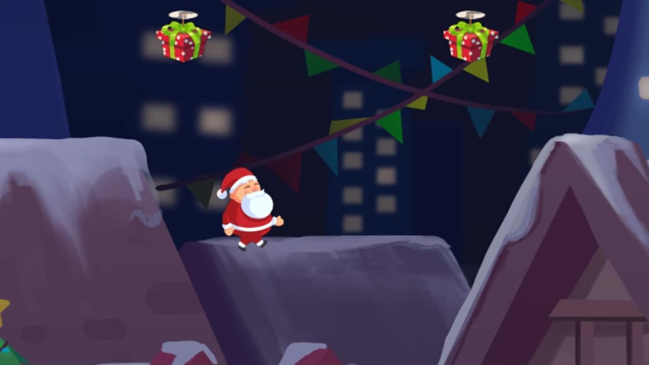 Santa's Bouncy Quest - Android Gameplay [6+ Mins, 480p60fps]