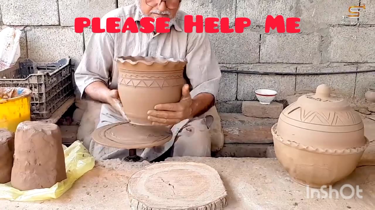 Making pots with mud is a ART