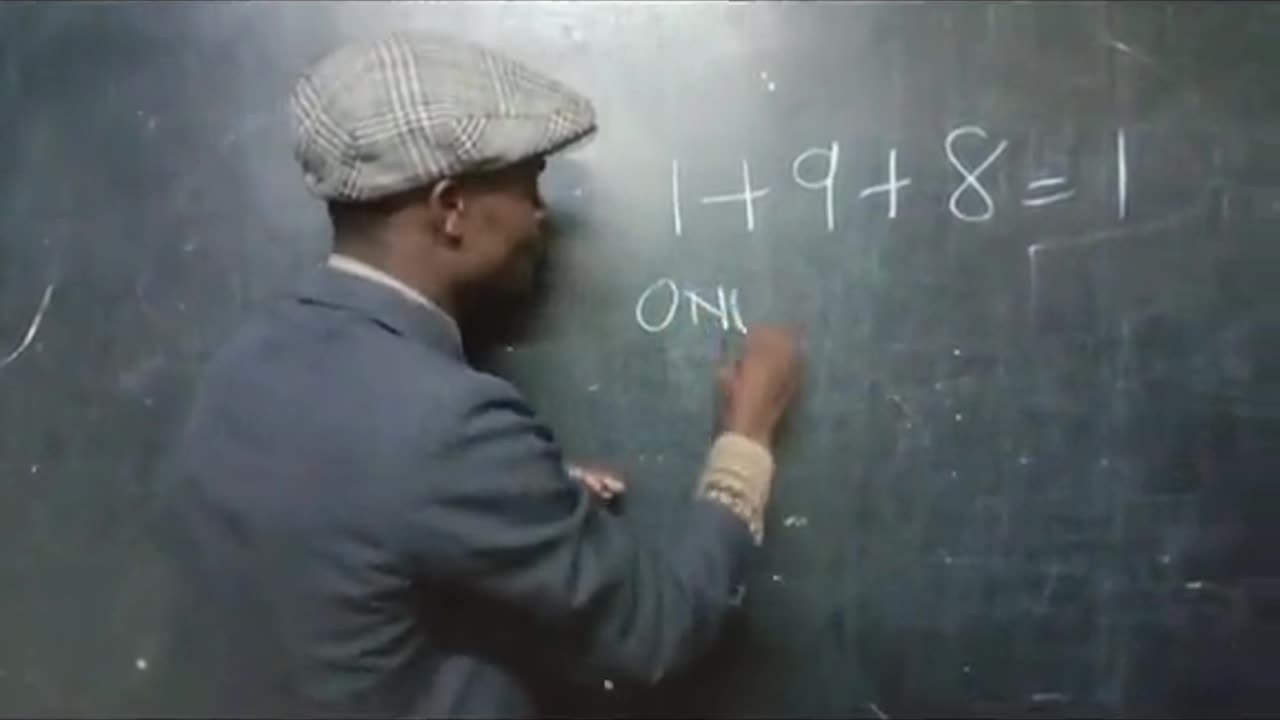1+9+8=1 .... He is a genius haha