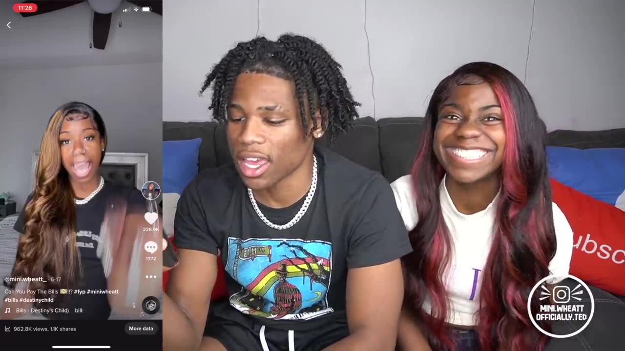 REACTING TO MY GIRLFRIENDS MOST VIRAL TIKTOKS!!