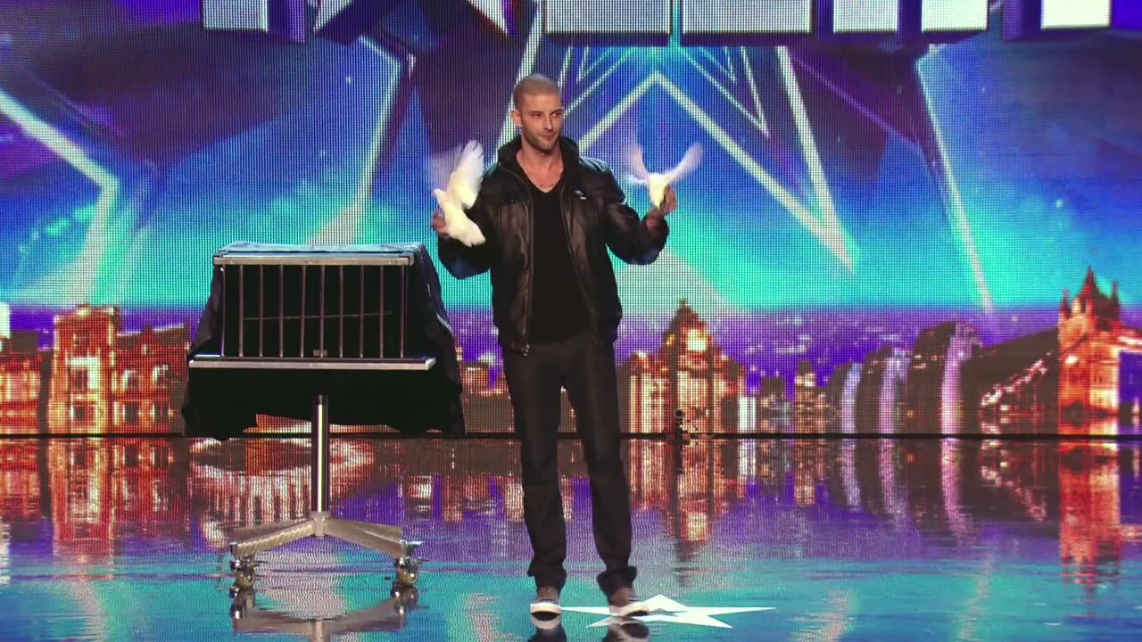 Darcy Oake's jaw-dropping dove illusions | Britain's Got Talent 2014