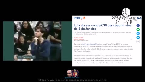 Se esta com medo da CPI é porque quem sabe, esta com o rabo preso