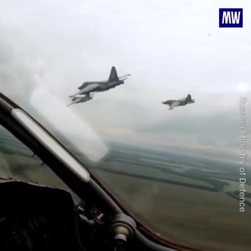 This is Su-25 attack aircraft combat work