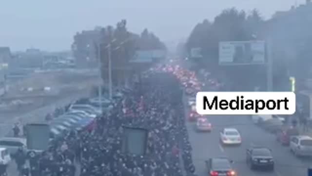 Protest in yerevan today against pm Pashinyan