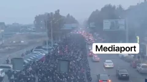 Protest in yerevan today against pm Pashinyan