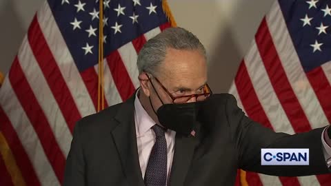 SCHUMER: "We're fighting hard for Build Back Better…”