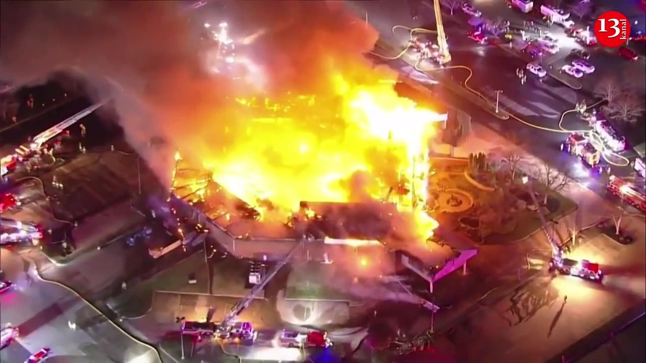 Massive fire destroys New Jersey church