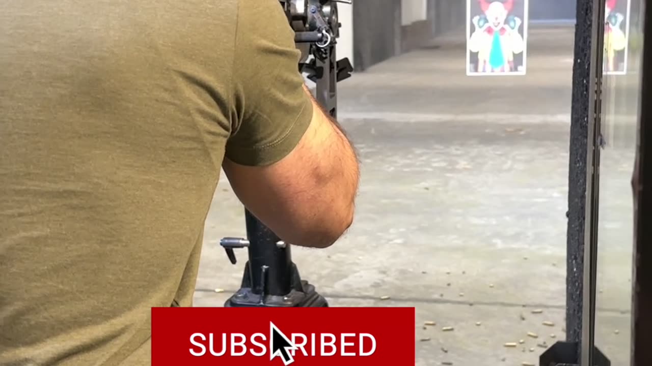 Shooting a Belt Fed M249H