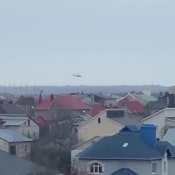 Russian Attack Helicopter Enters Ukraine Airspace