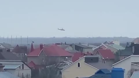 Russian Attack Helicopter Enters Ukraine Airspace