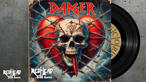 Redhead with Horns - DANGER