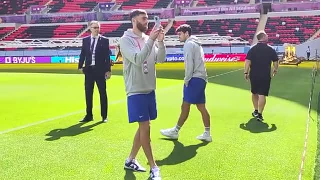 First look 👀 🇺🇸 Team USA 🤝Ahmad Bin Ali Stadium 🏟