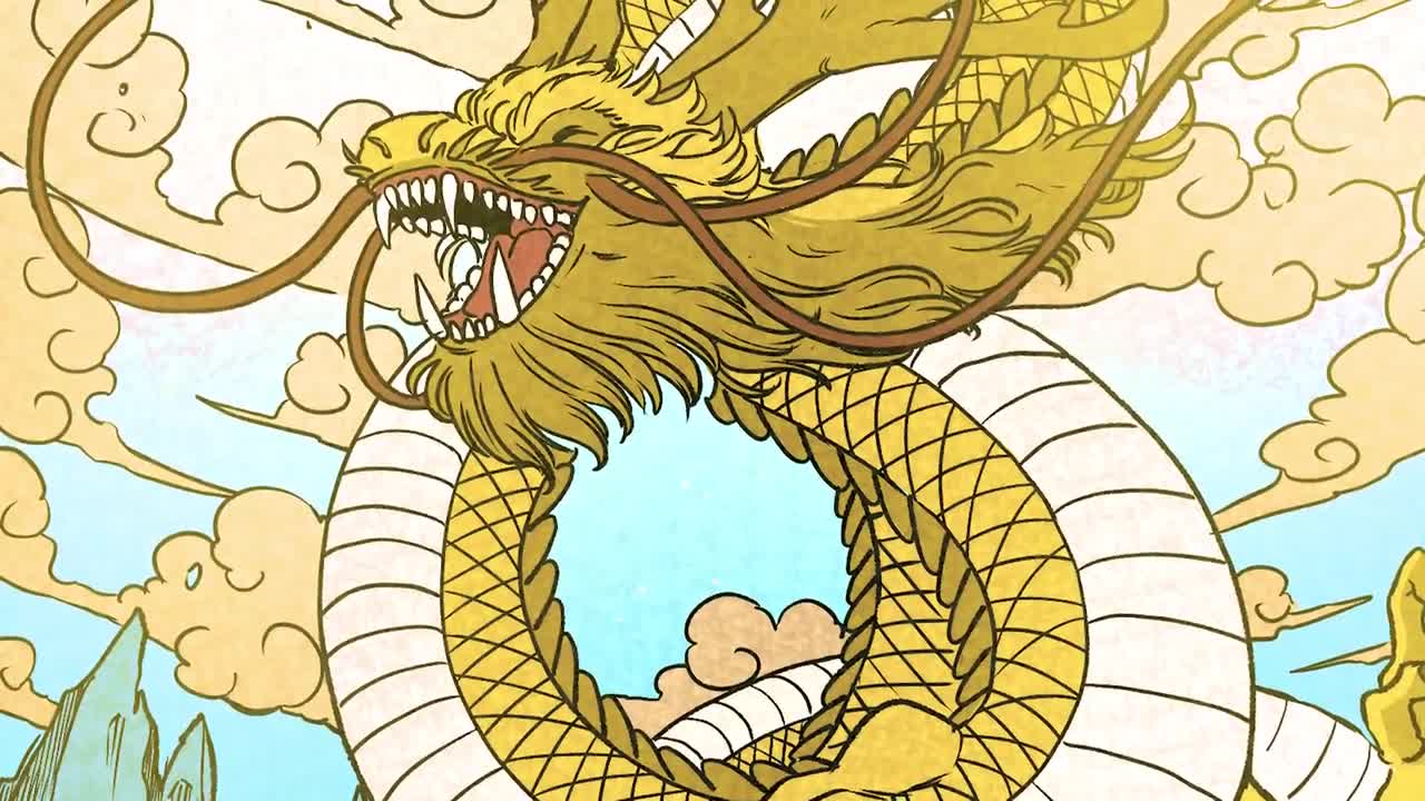 The Carp and the Dragon: The Legend of the Origin of the Chinese Dragon - Chinese Mythology