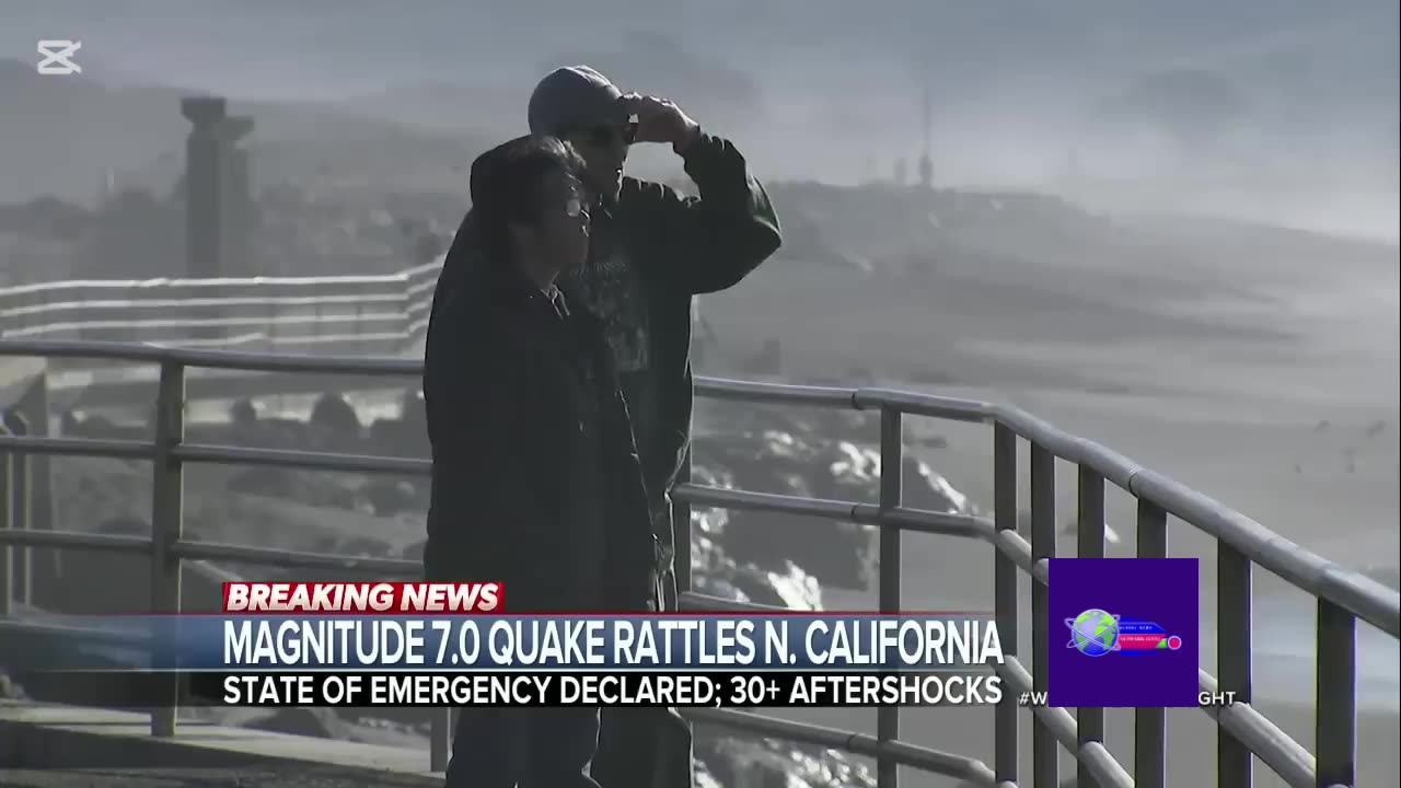 7.0 magnitude earthquake rattles California coast , triggers tsunami warning.