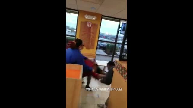 White castle fist fight