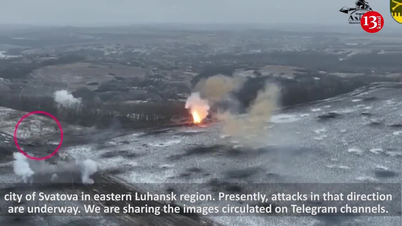 The shooting of advancing Russian tanks - this is how invaders escaped