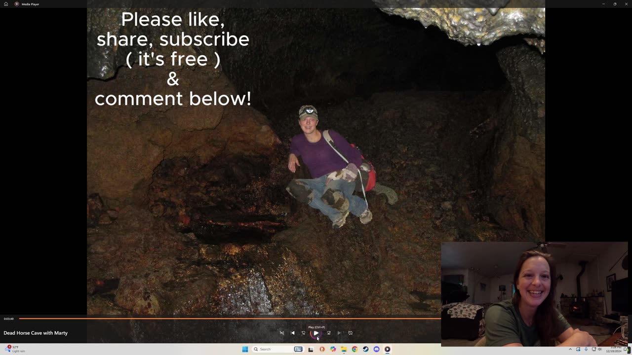 Short video of Dead Horse Cave. #spelunking,