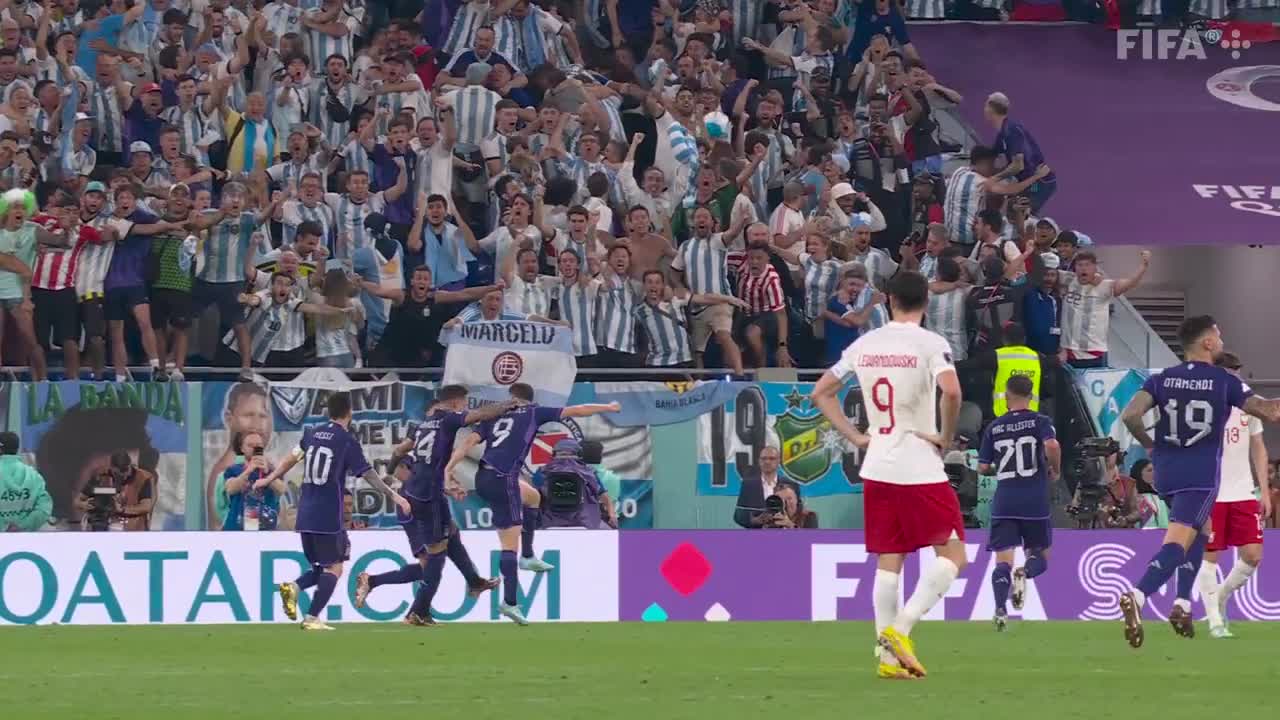 Alvarez makes his mark | Poland v Argentina | FIFA World Cup Qatar 2022