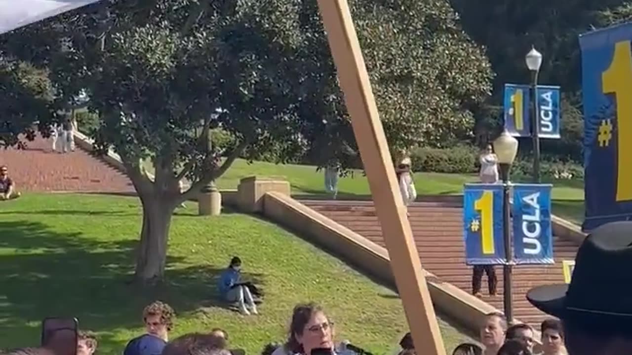 Pro-Israel Protest, University of California, Los Angeles demanding the return of hostages.