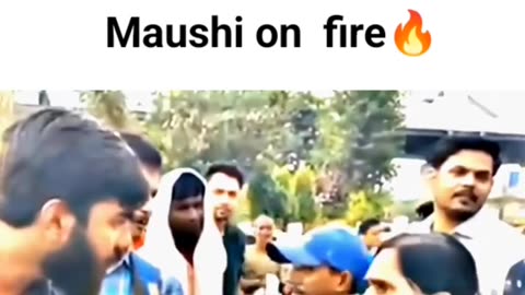 Mausi fire on Indian politician