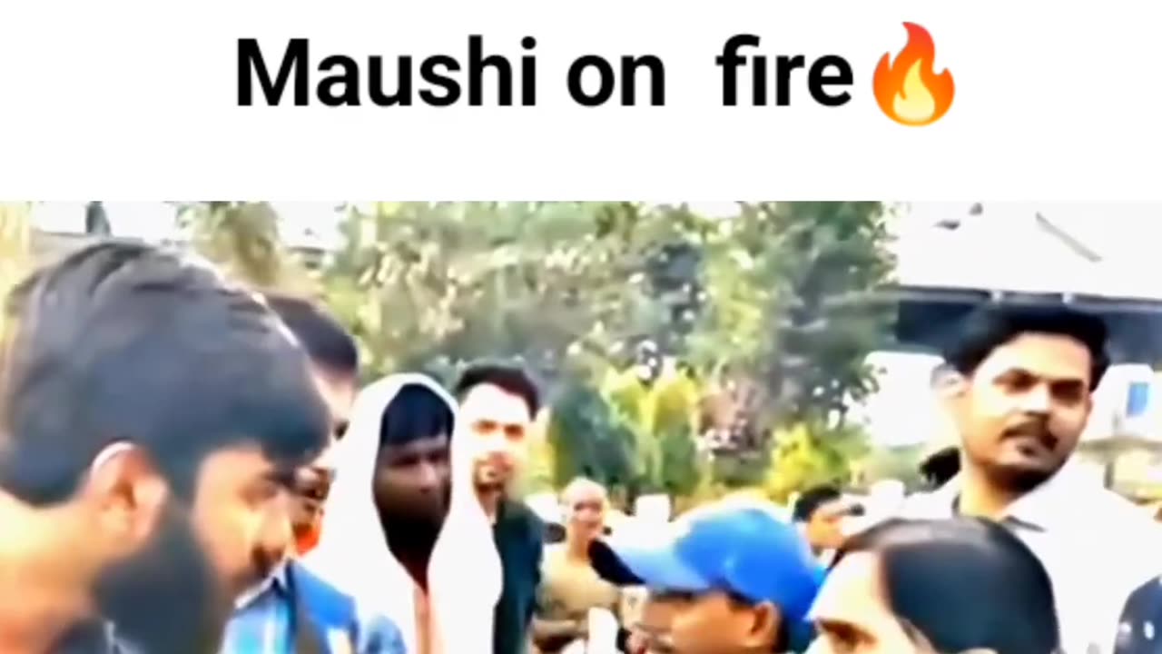 Mausi fire on Indian politician