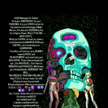 FREEDOM OF CHOICE IS YOUR BIRTHRIGHT