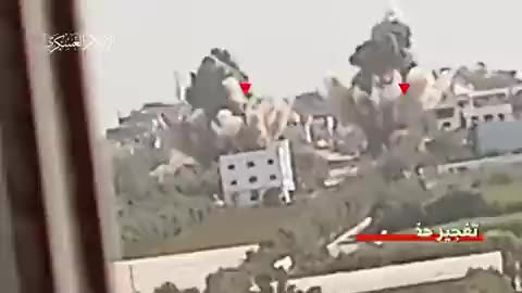 Hamas movement, scenes of killing soldiers and blowing up the vehicles of occupation soldiers