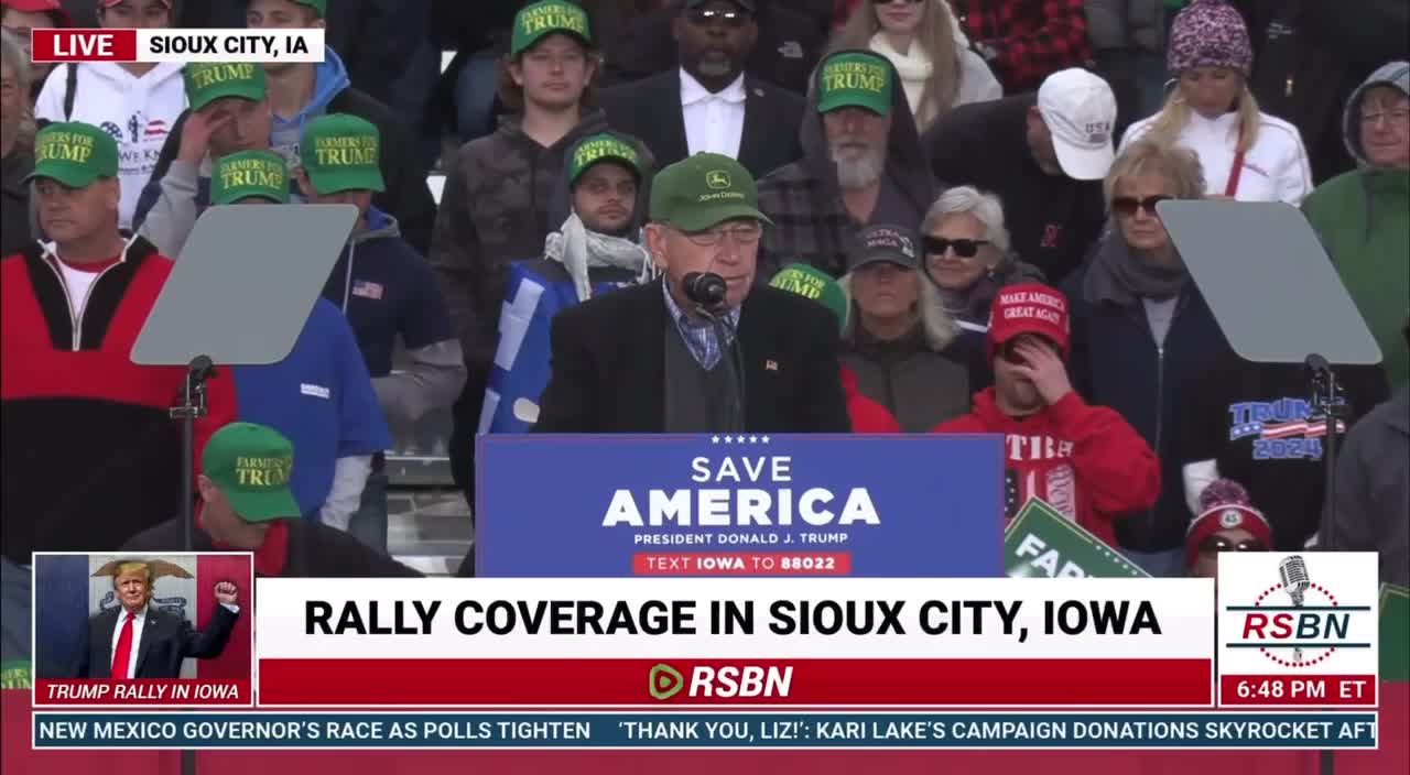 Chuck Grassley: I’m not going to give up on trying to get political bias out of the FBI and I’m not going to give up on my investigation of Hunter Biden & other Biden’s