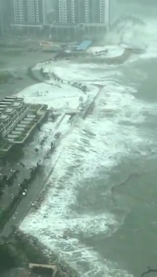 Hong Kong issued highest alert level for Typhoon Saola due to extreme conditions