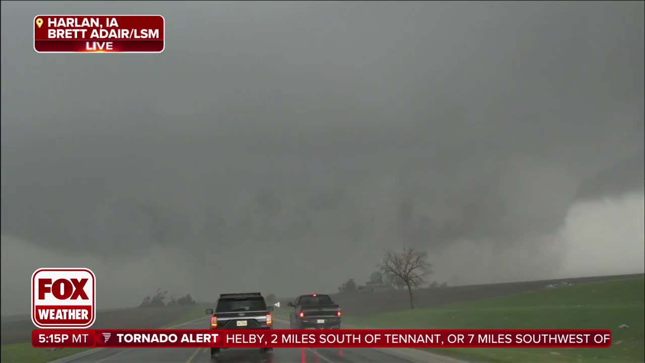 Massive Wedge Tornado Moves Through Iowa