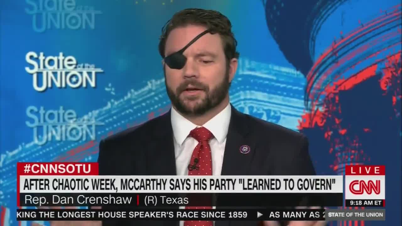 Dan Crenshaw Walks Back His Comments That Never-Kevin Republicans Were "Terrorists"