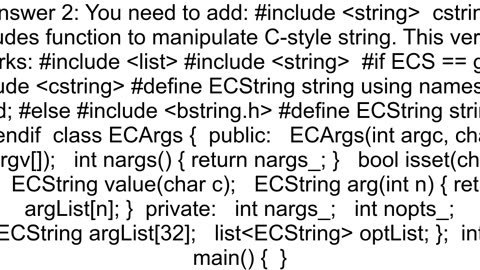 C errors string does not name a type