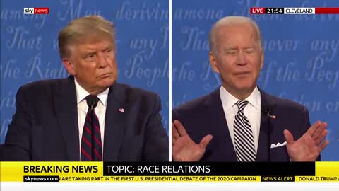 Presidential Debate 2020, Trump Vs. Biden