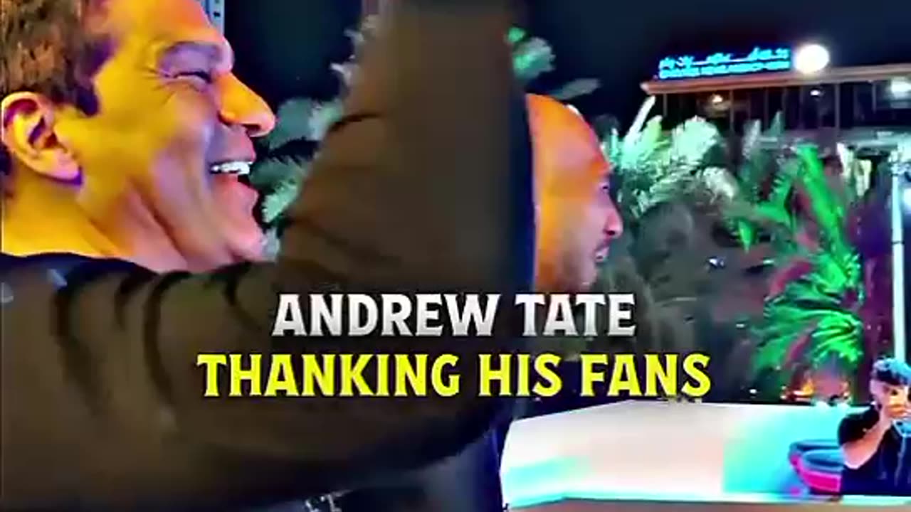 ANDREW TATE FREE PROTEST