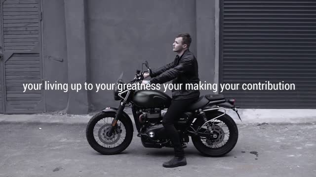 Motivation and motorcycles