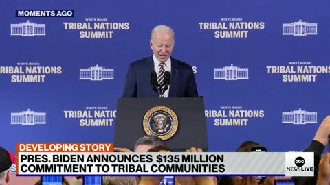 Biden makes new commitments to Native Americans to strengthen tribal rights