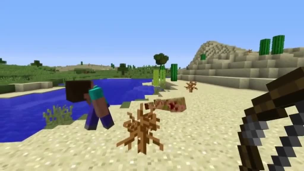 This is not Steve... 😳🦎 #minecraft #gaming #minecraftmemes #herobrine