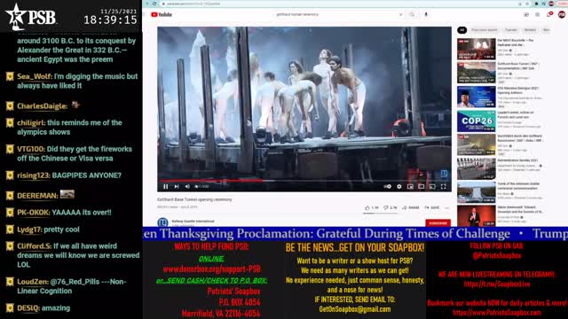 2021-11-25 17:00 EST - Freedom Rings: with Pamphlet Anon