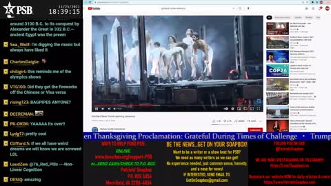 2021-11-25 17:00 EST - Freedom Rings: with Pamphlet Anon